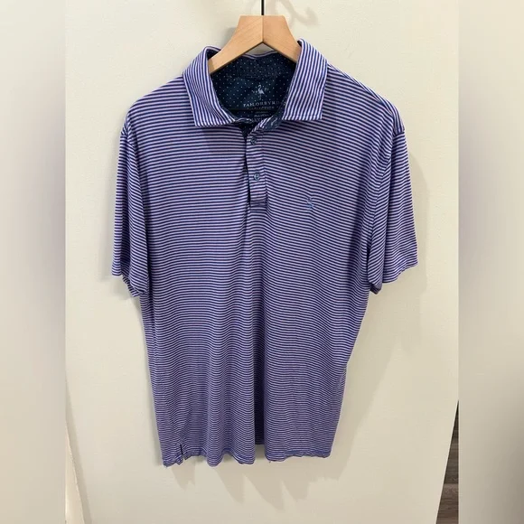 TailorByrd Men’s Striped Polo Shirt; Size: XXL - Picture 1 of 4